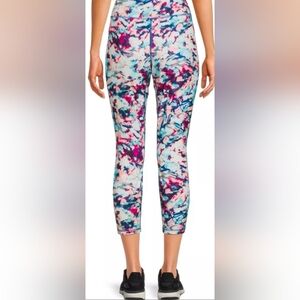 Printed Women's Leggings - Multicolor Abstract
